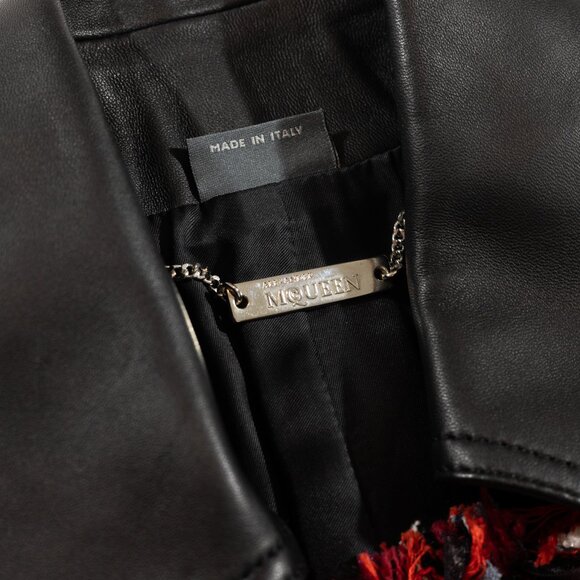 Alexander McQueen plaid woven multicolor coat - Picture 6 of 7